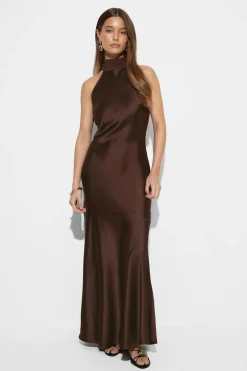 Shawl maxi dress