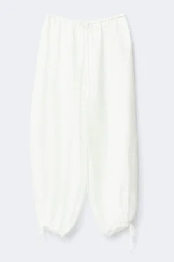 Sheer balloon trousers