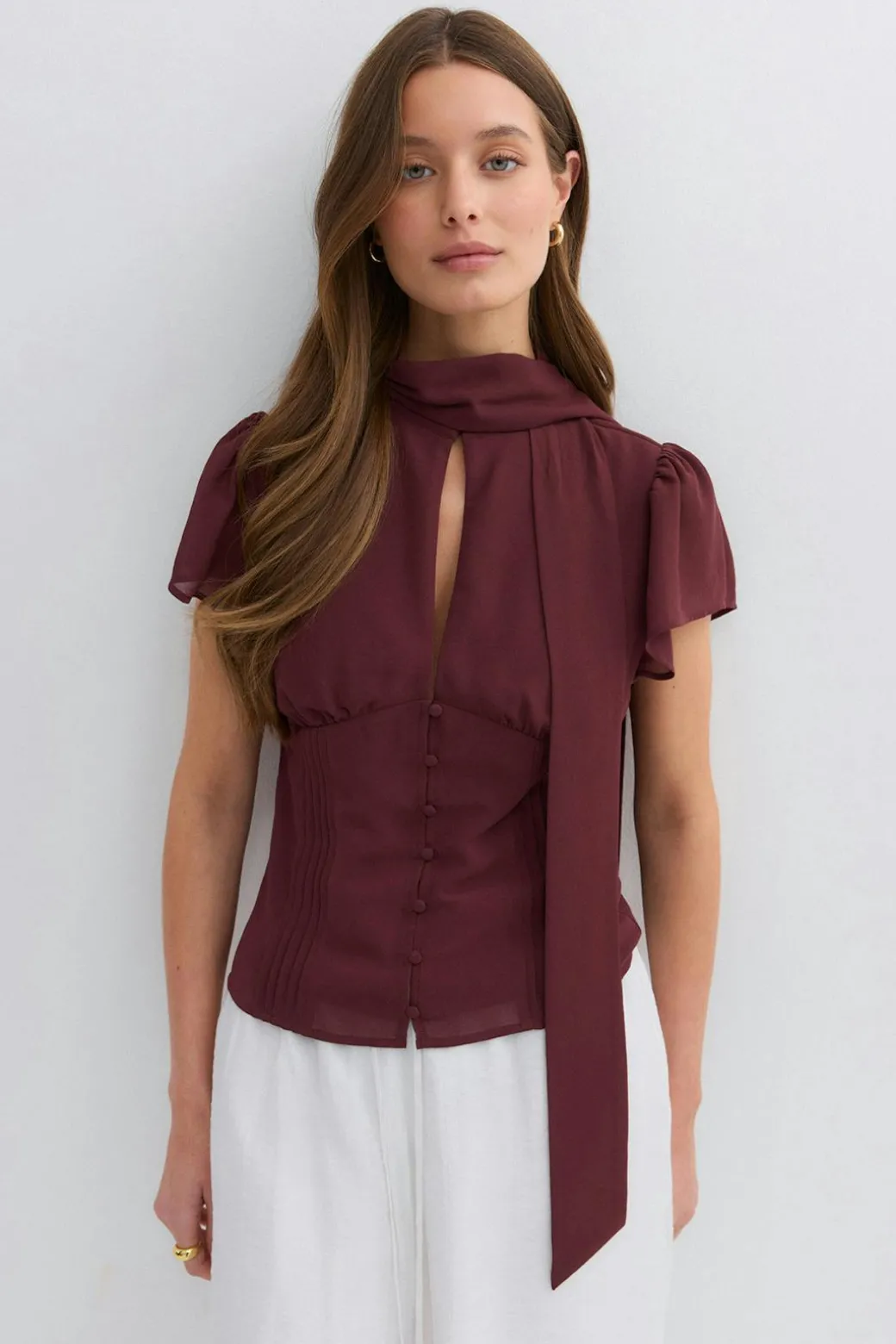 Sheer blouse