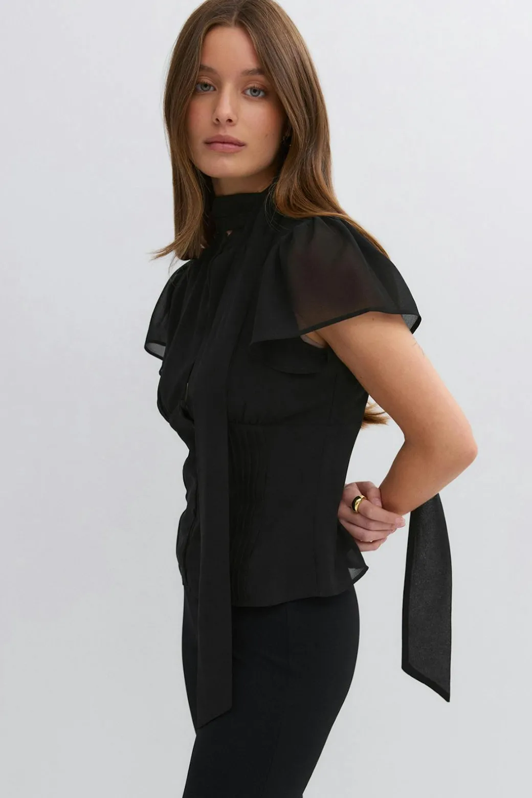 Sheer blouse