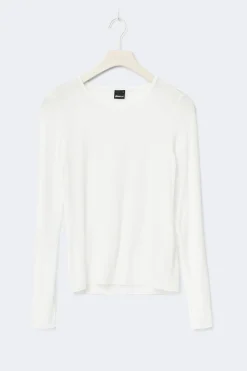Sheer long sleeve top