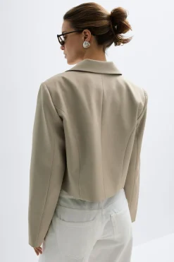 Short double breasted blazer
