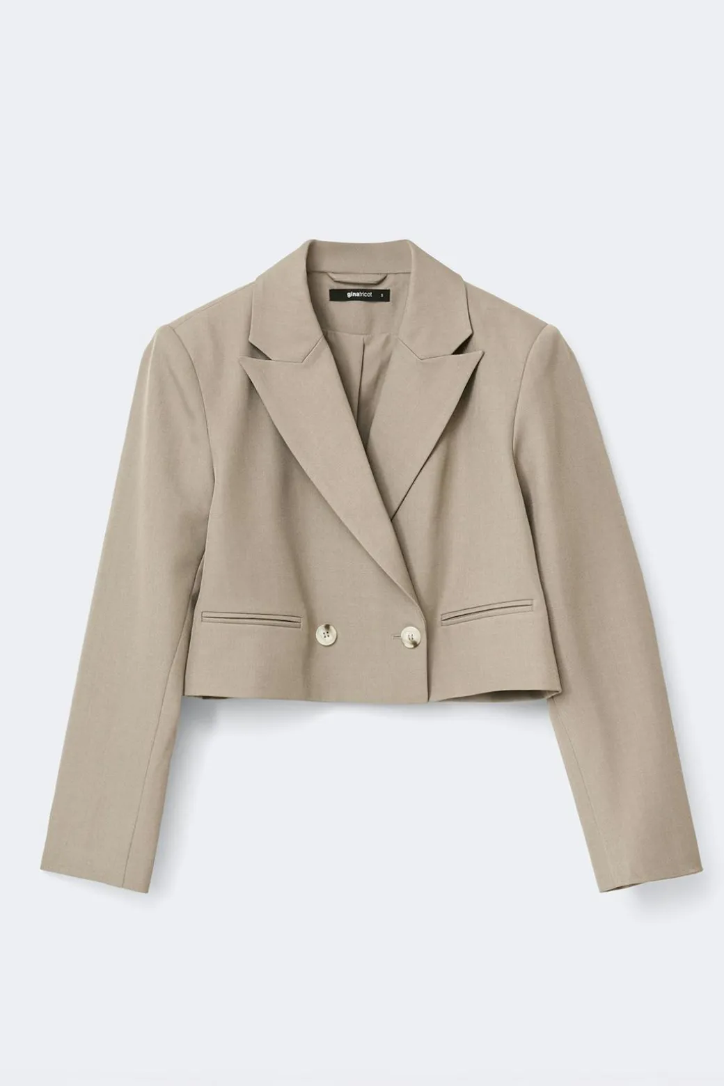 Short double breasted blazer