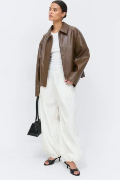 Short pu jacket