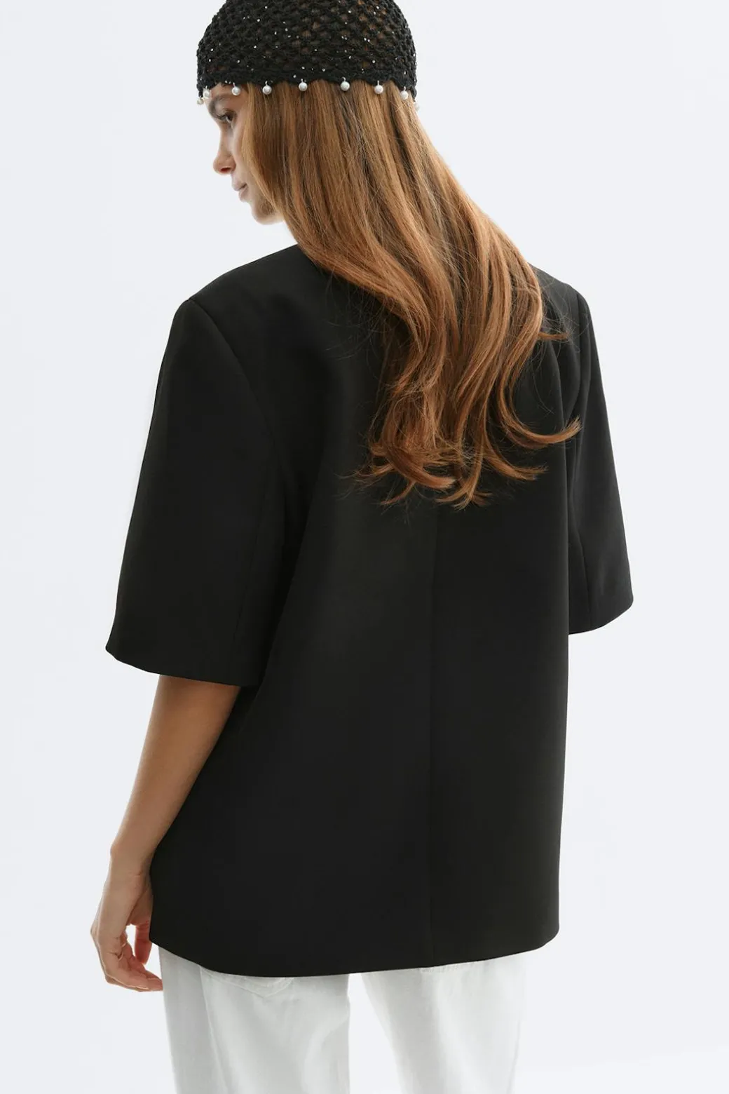 Short sleeve blazer