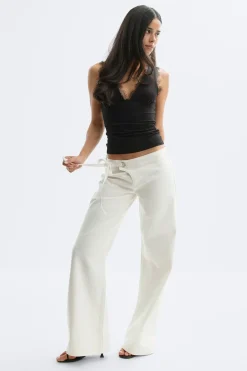 Side knot jeans