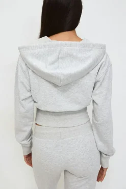 Slim fit zip hoodie