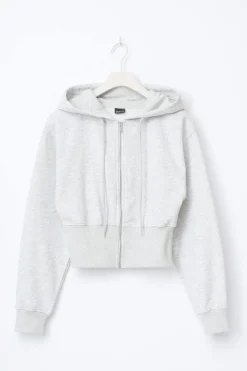 Slim fit zip hoodie