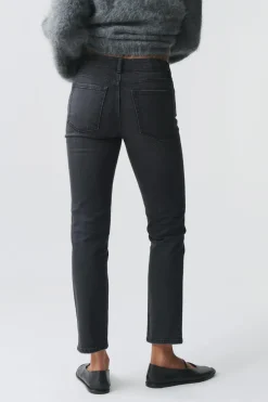 Slim straight jeans