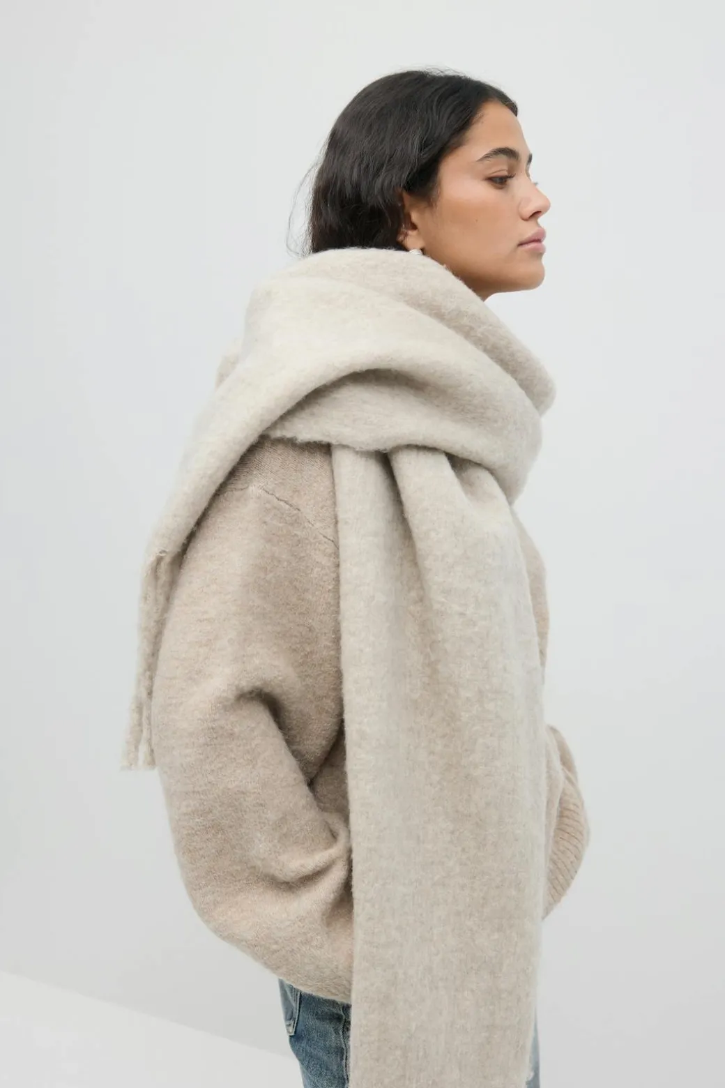 Soft chunky scarf