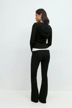 Soft flare trousers