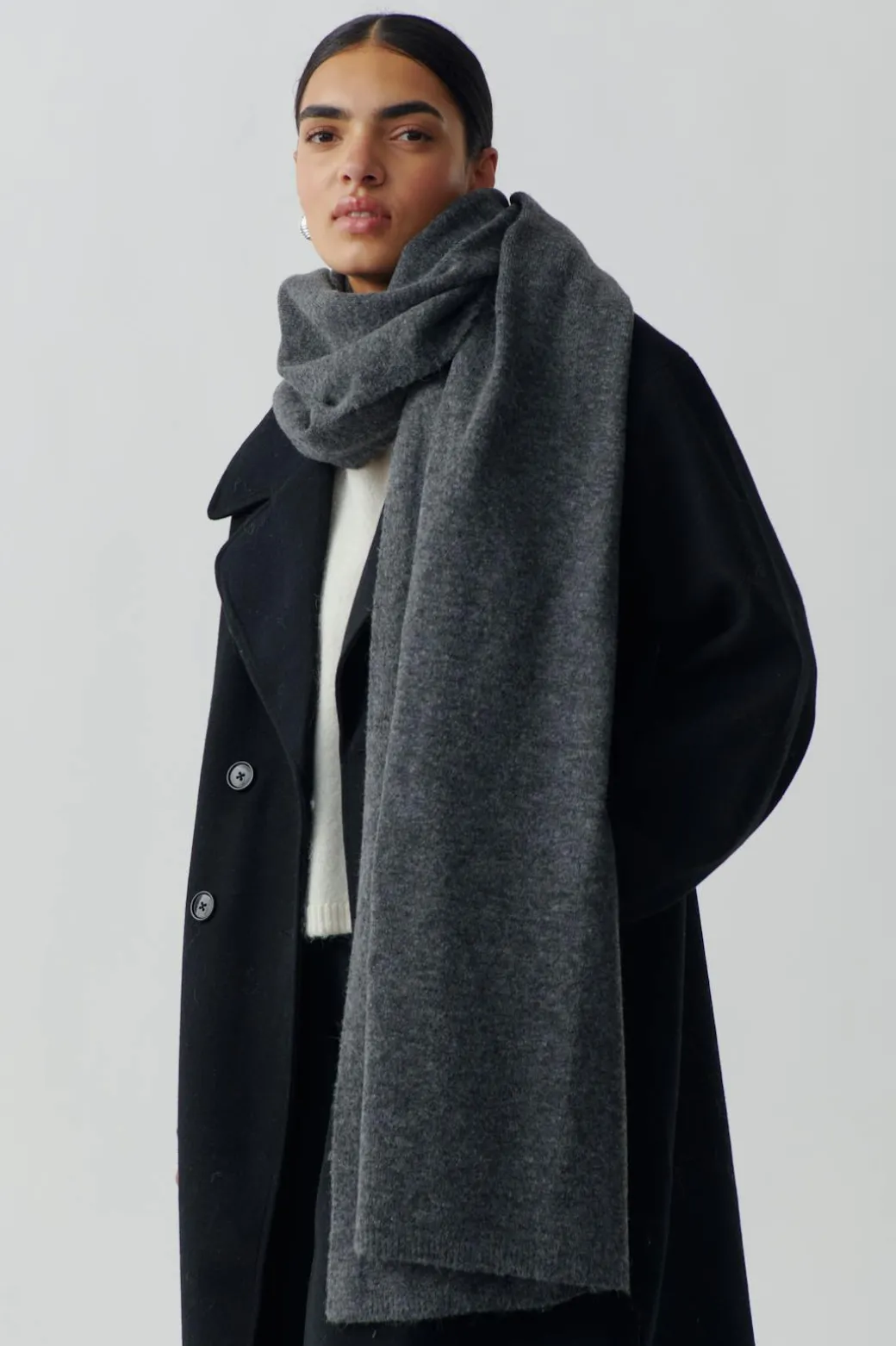 soft knitted scarf