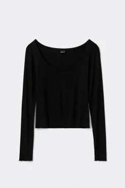 Soft layering yoga top