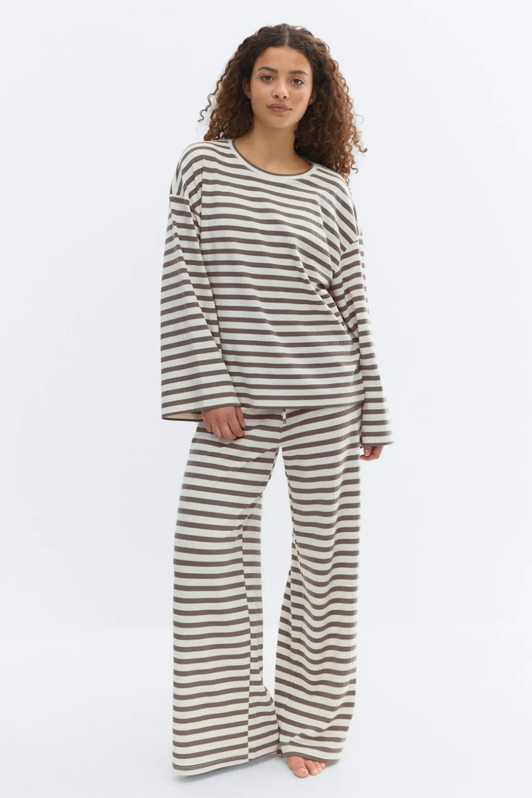 Soft loungewear longsleeve top