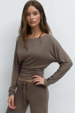 Soft slouchy loungewear top