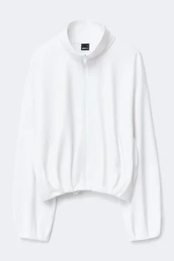 Soft sporty zip jacket
