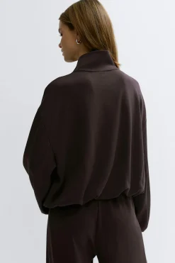 Soft sporty zip jacket