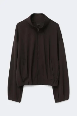 Soft sporty zip jacket