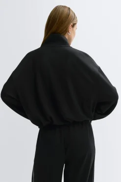 Soft sporty zip jacket