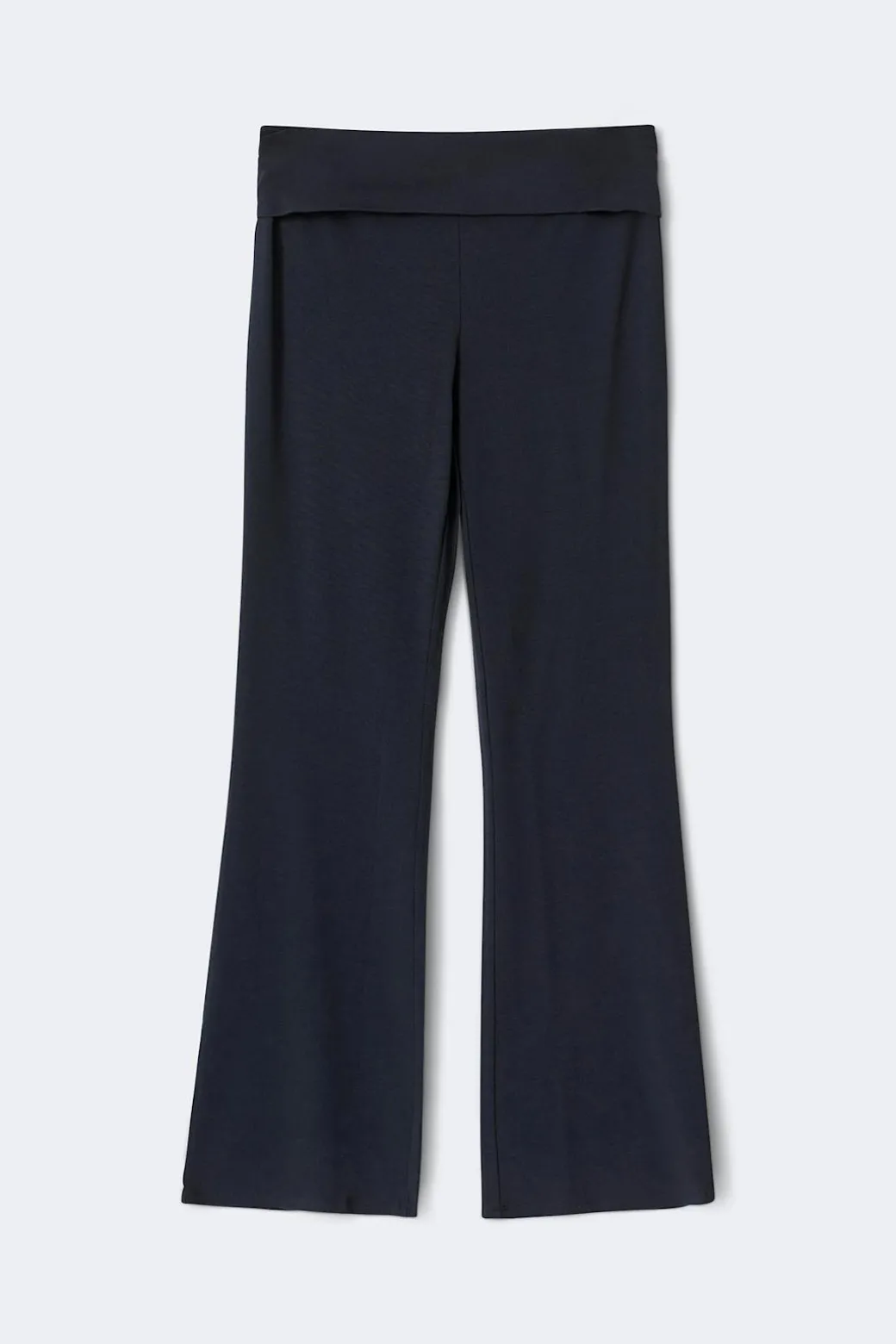 Soft touch folded trouser