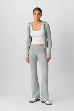 Soft touch folded trouser