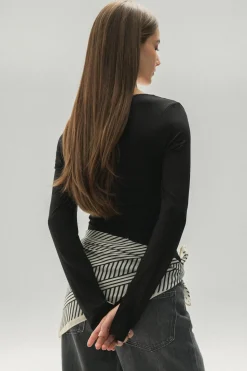 Soft touch jersey top