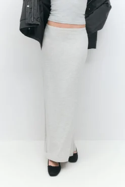 Soft touch maxi skirt