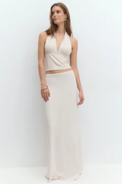 Soft touch maxi skirt