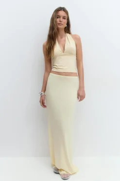 Soft touch maxi skirt