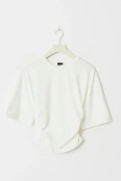 Soft touch ruched tee