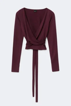 Soft wrap yoga cardigan