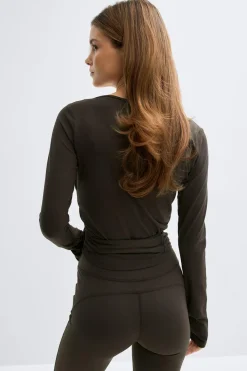 Soft wrap yoga cardigan