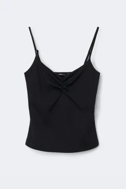 Soft yoga ruched singlet