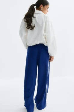 Sporty wide trousers