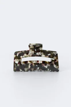 Square hair clip