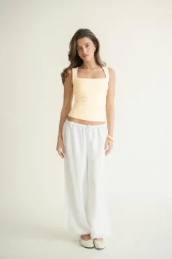 Square neck tank top