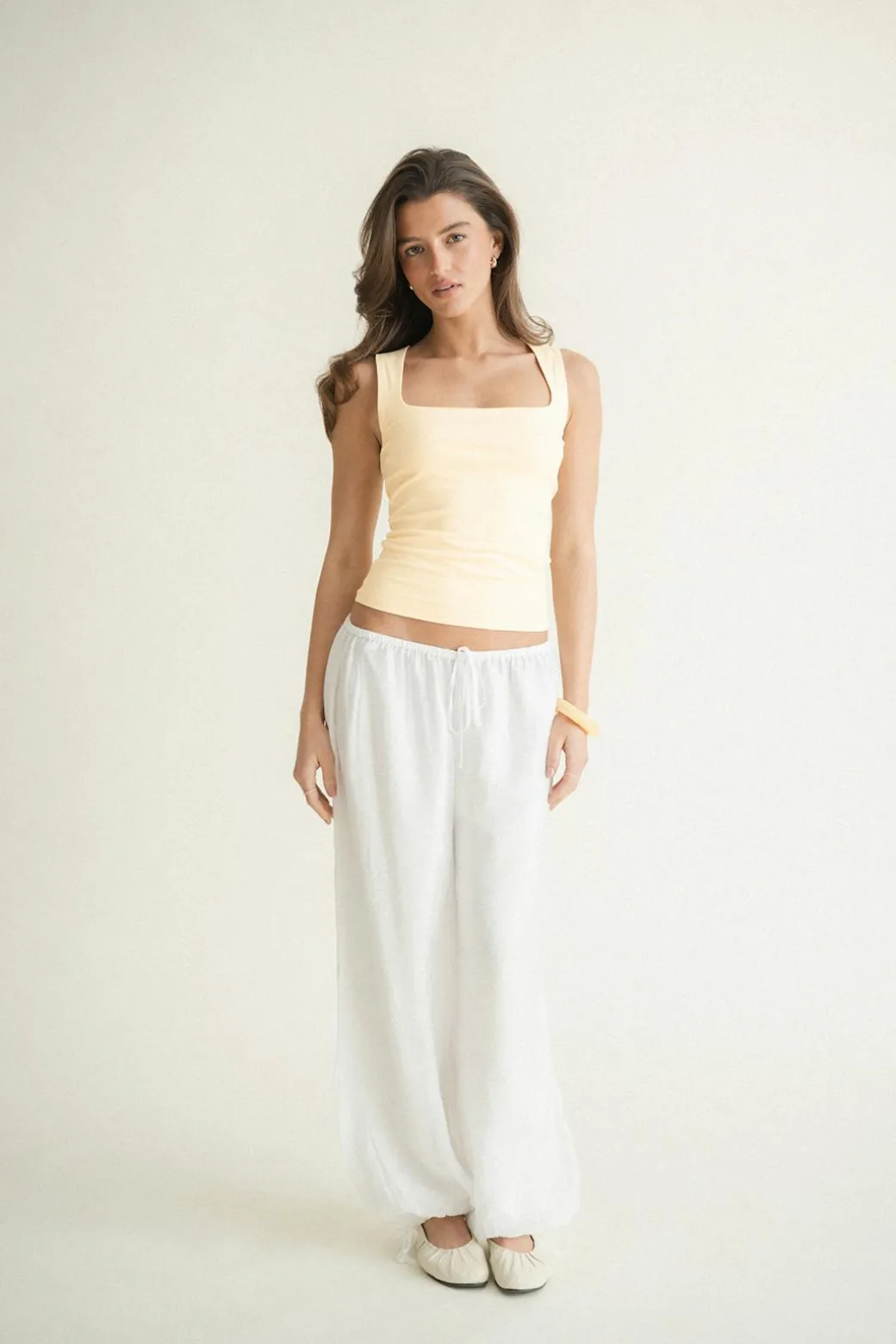 Square neck tank top