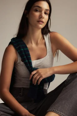 Square neck tank top