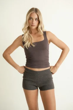 Square neck tank top