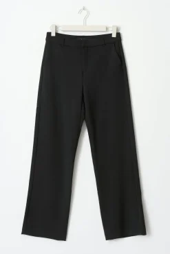 Straight regular trousers