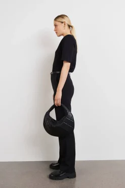 straight tall trousers