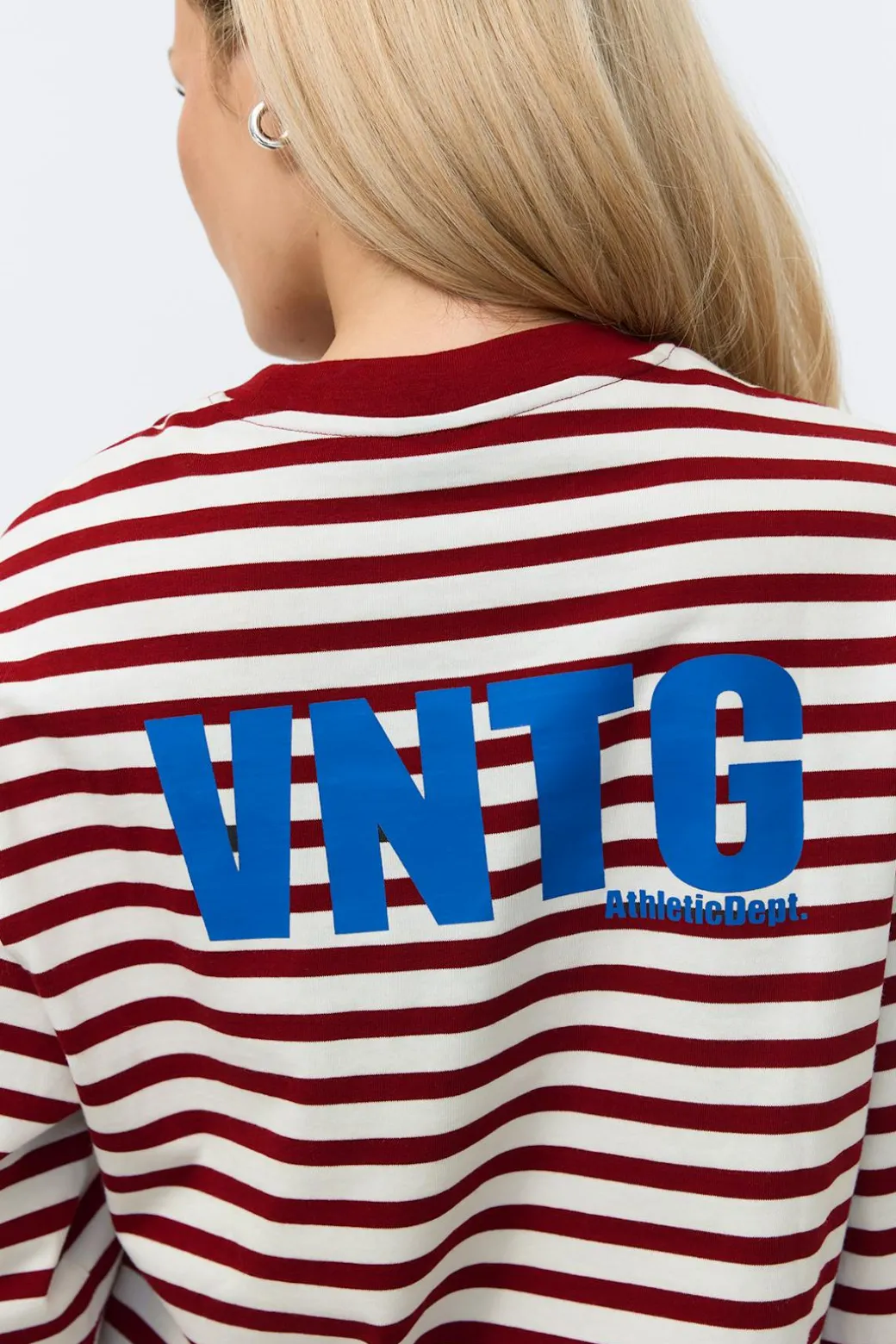 Stripe long sleeve tee