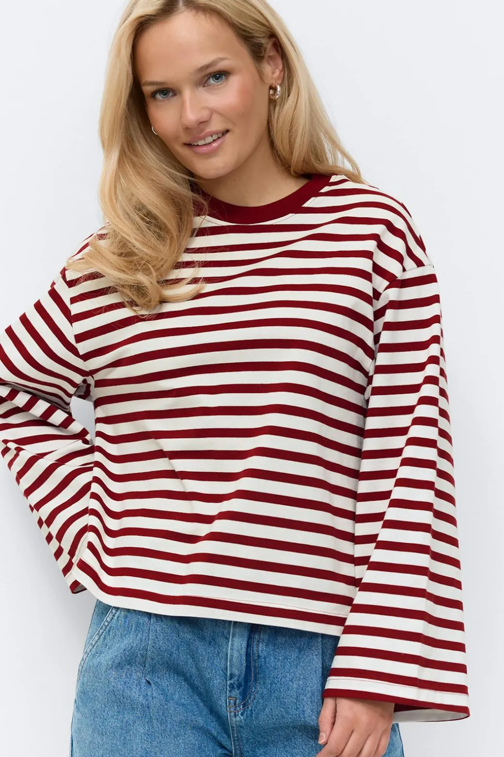 Stripe long sleeve tee