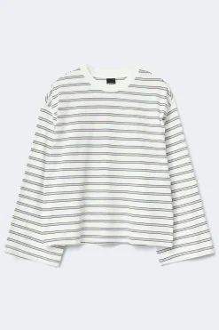 Stripe long sleeve tee