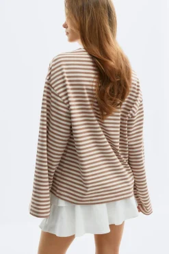 Stripe long sleeve tee