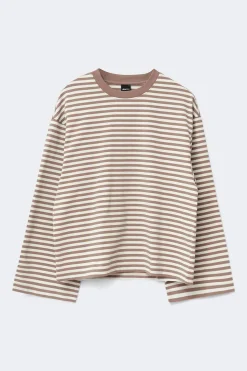 Stripe long sleeve tee