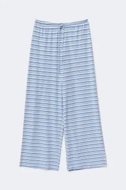 Striped soft trousers