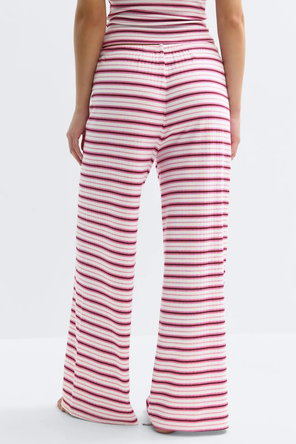 Striped soft trousers