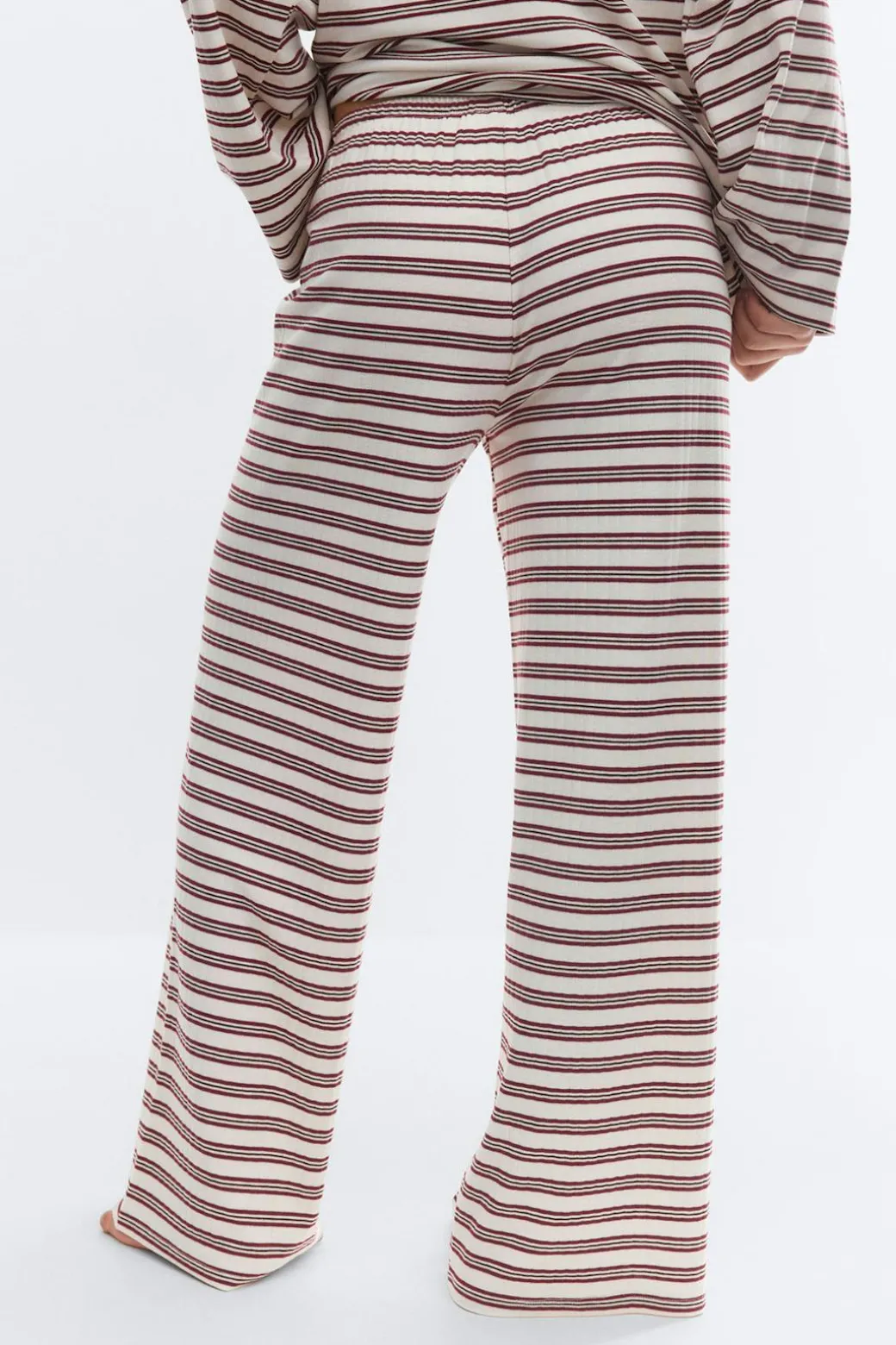 Striped soft trousers