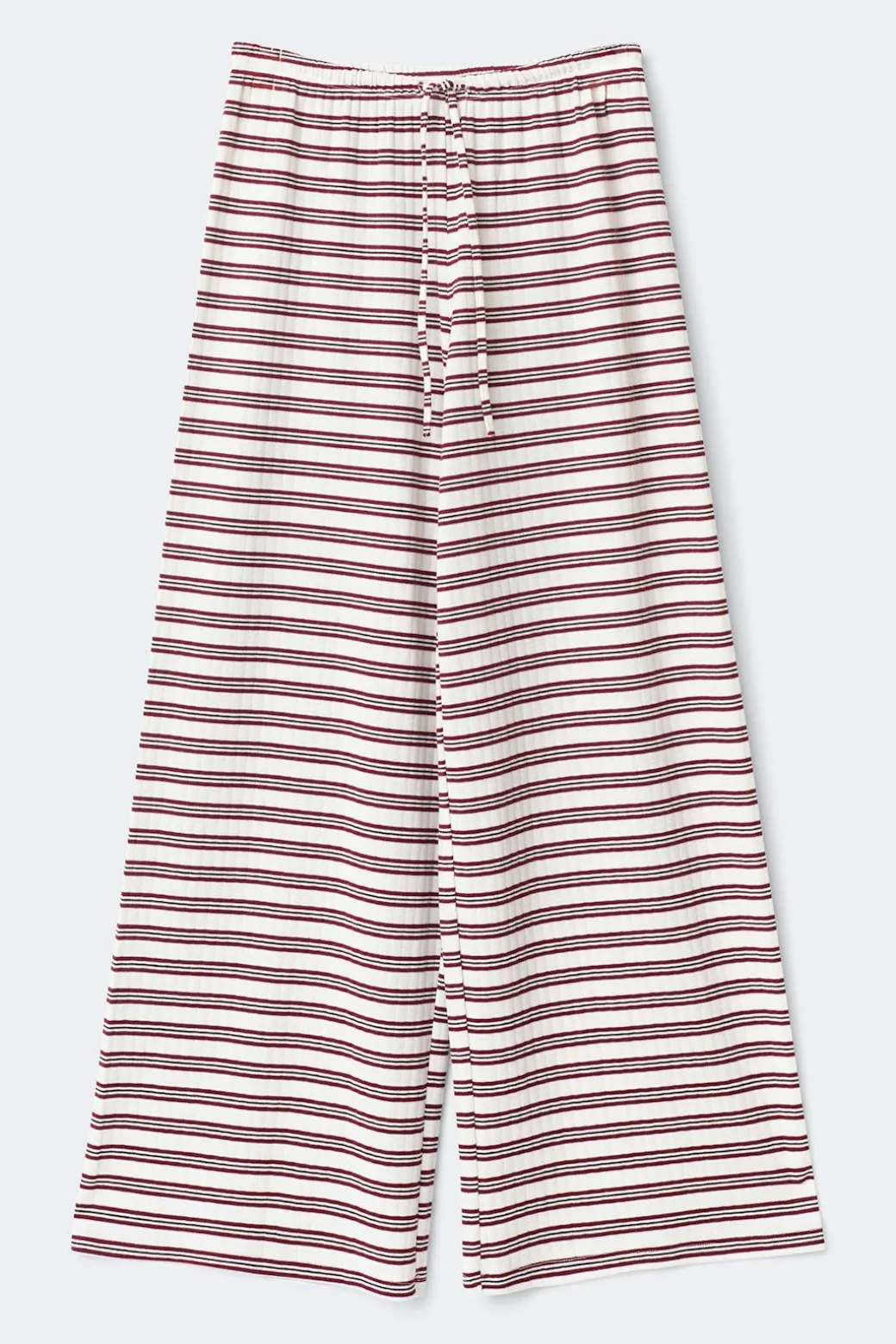 Striped soft trousers